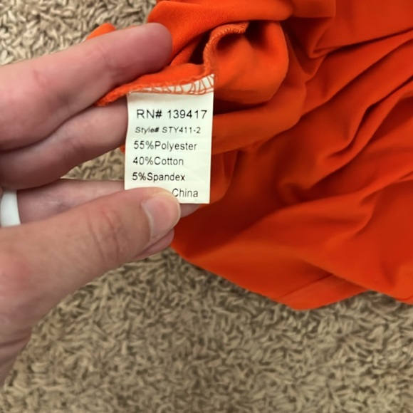 NWOT Clemson sleeveless boutique blouse - Picture 6 of 6